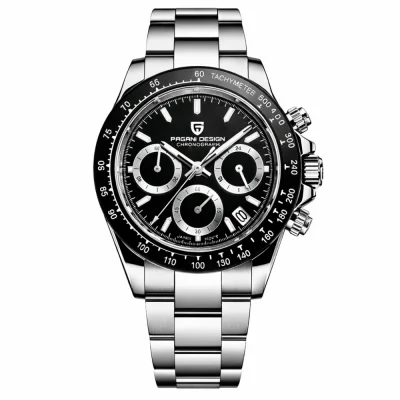 Мужские часы Pagani Design PD-1644 Silver-Black
